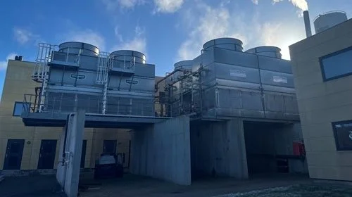 Fjerkrækoncernen Danpo´s fabrik i Farre bliver nu leverandør af overskudsvarme til Give Fjernvarme. Foto: Danpo
