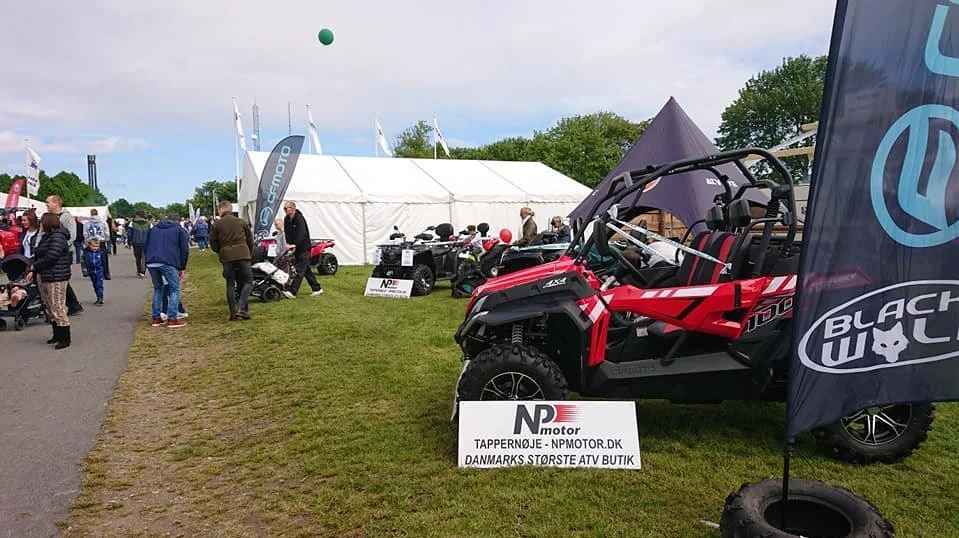 NP Motor havde også stand på Roskilde Dyrskue sidste år, hvor der også var et væld af ATV'er, UTV'er og Side-By-Sides. Foto: NP Motor