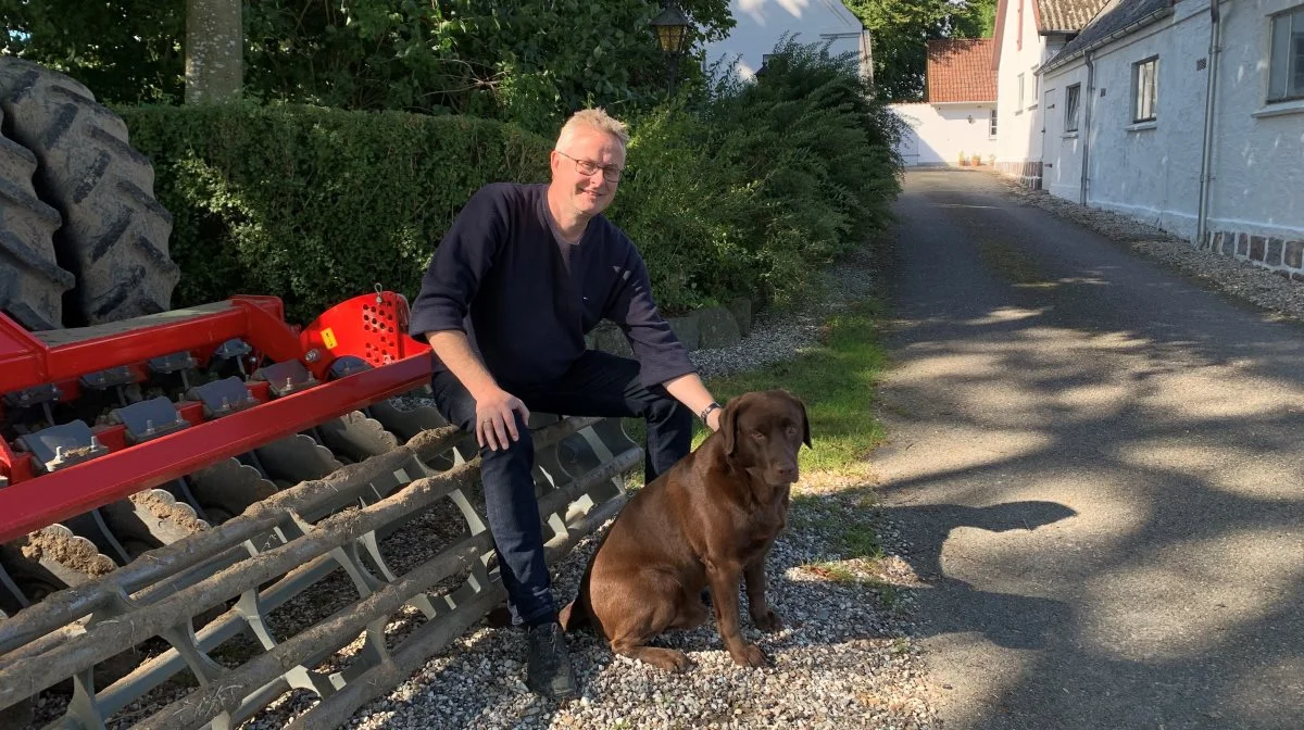 Fødevareminister Jacob Jensen (V) kigger forbi til morgenkaffen på Sparekassen Sjælland-Fyns stand på Det Fynske Dyrskue. Arkivfoto: Jesper Hallgren