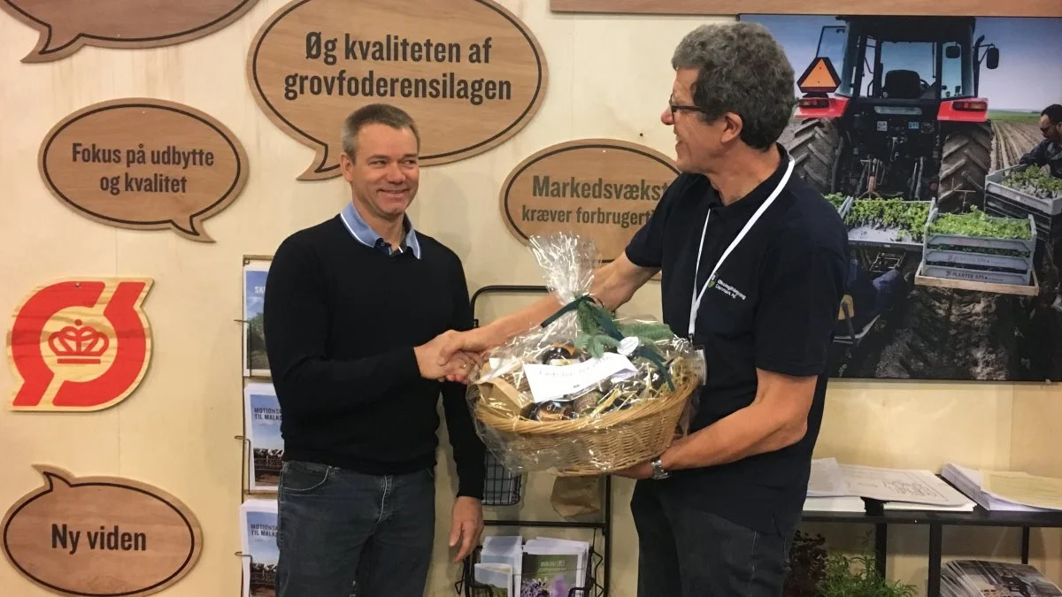 Peter Madsen blev Græsmester 2018. Foto: Økologisk Landsforening.