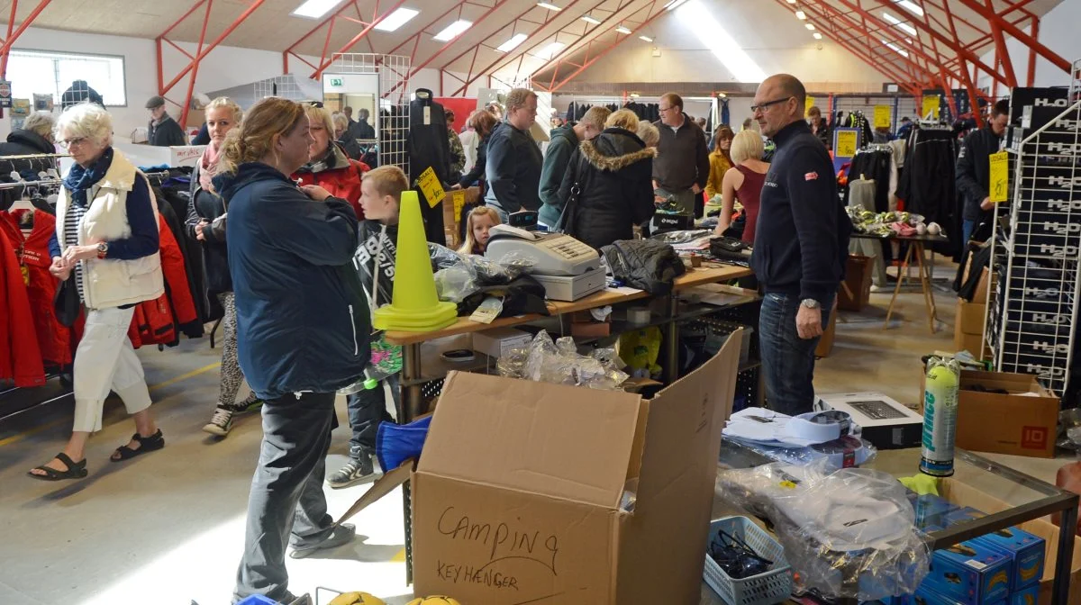 Brørup Marked er kendt både lokalt og resten af landet for sine indendørs faste stande i hallerne samt udendørs marked i løbet af året også. Arkivfoto