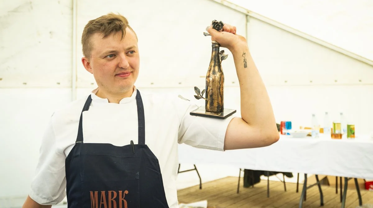 Restaurant Mark, med kokken Bendix Sixhøj Laursen i spidsen, løb med Schiøtz trofæet 2023. Fotos: Morten Knudsen, Pegasus