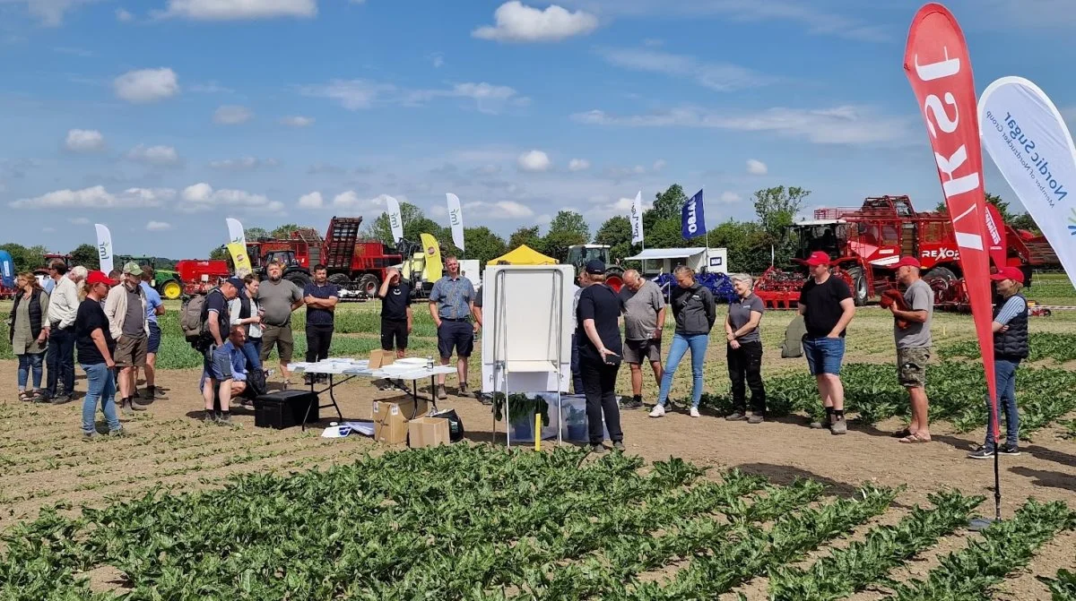 Et stort udstillings- og demonstrationsareal var etableret i markerne omkring Sofiehøj.