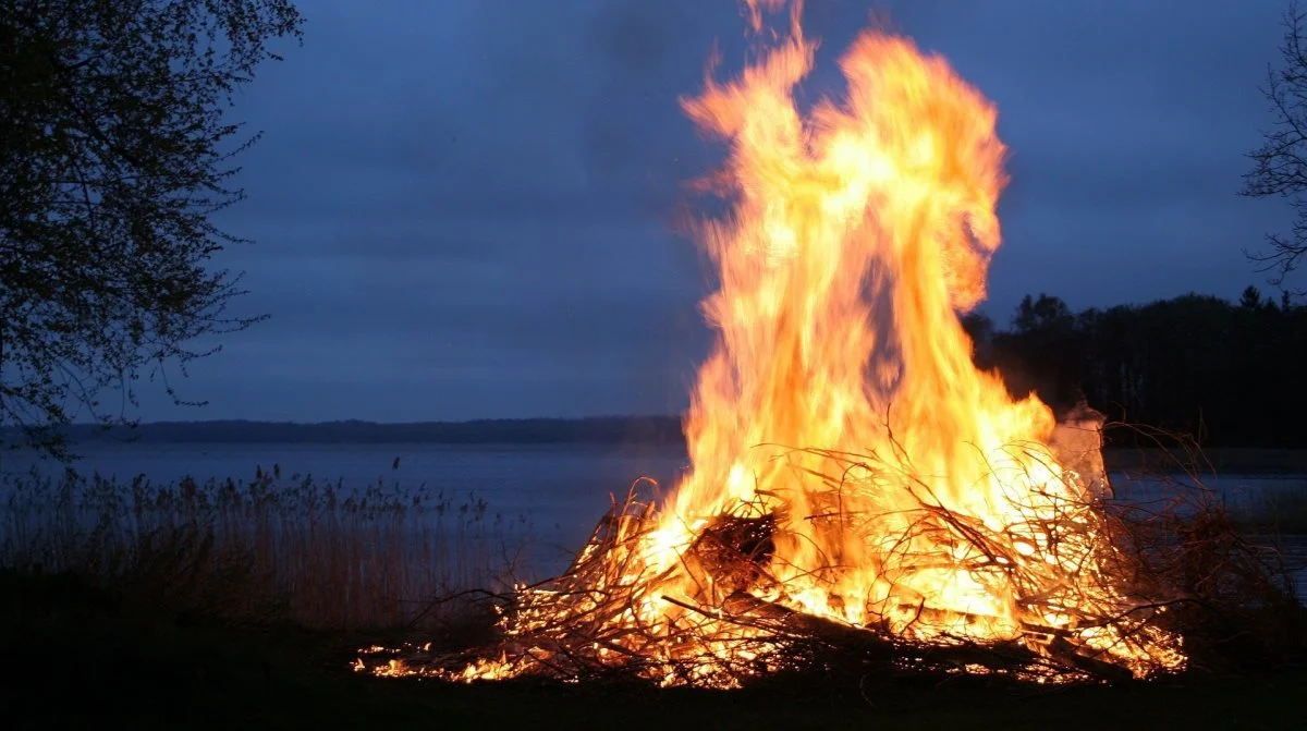 Der er forbud mod afbrænding i en række danske kommuner grundet tørken. Foto: Pixabay