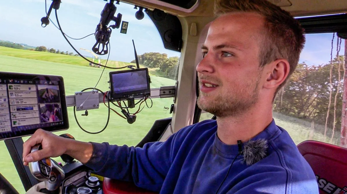 Mathias Ørum er meget begejstret for at have fået lov til at testkøre den nye Case IH Puma 260 CVXdrive.