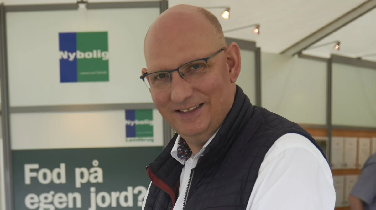 - Jeg oplever en god aktivitet på ejendomsmarkedet for produktionslandbrug, fortalte Gustav Winther, ejendomsmægler og indehaver af Nybolig Landbrug Gustav Winther A/S. Foto: Tenna Bang