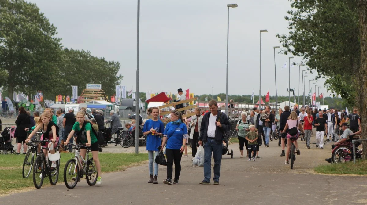 Mange havde fundet vejen til Landsskuet i Herning. Foto: Line Brusgaard