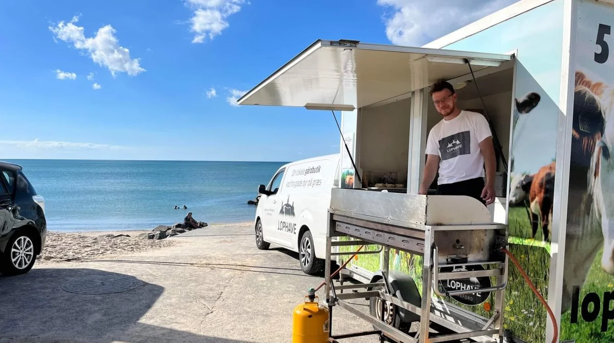Foodtrucken har været en del af Martin Skamriis' bedrift de sidste fire år. Foto: Lophave Hereford