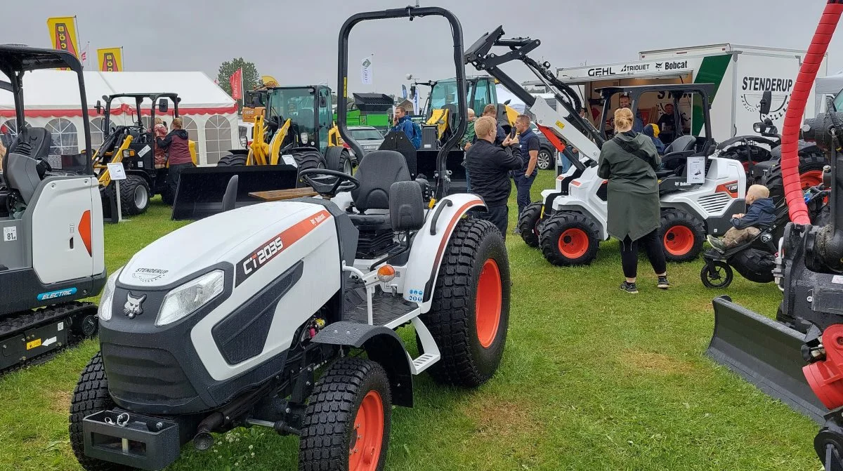 Stenderup er blandt udstillerne på Ribe Dyrskue, hvor blandt andet programmet indenfor Bobcat præsenteres - præcis som ved Landsskuet i Herning tidligere på sommeren. Foto: John Ankersen