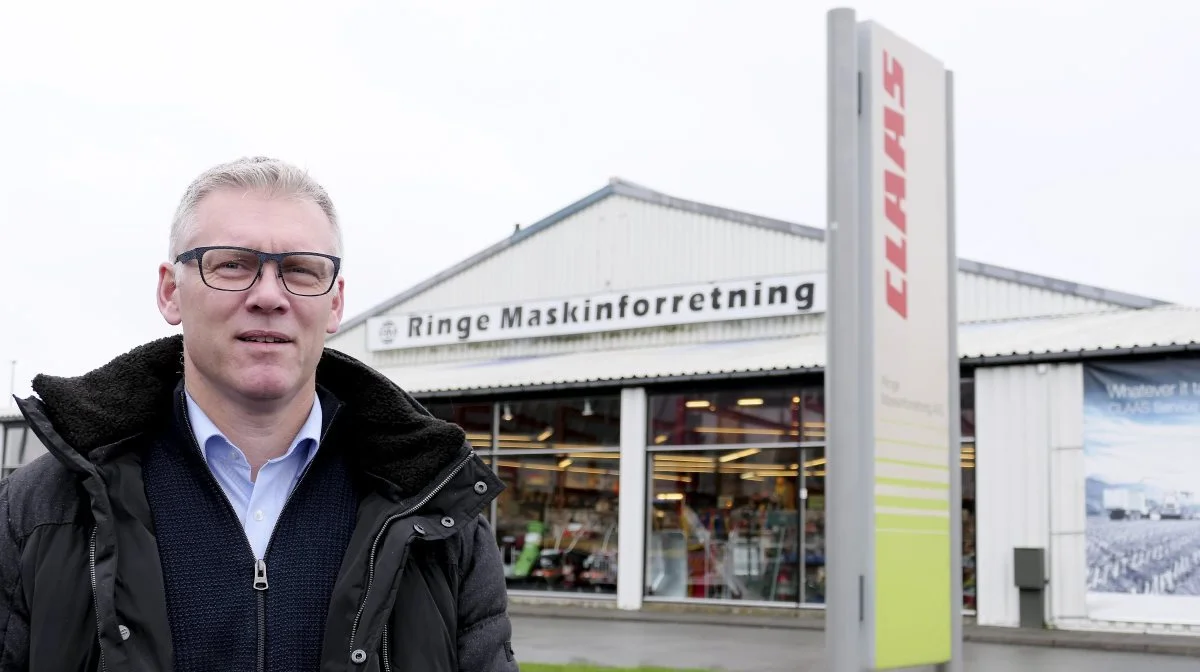 Den adm. direktør hos Ringe Maskinforretning, Jim Thygesen, erklærer sig meget tilfreds med resultater, man har leveret i 2022. Arkivfoto