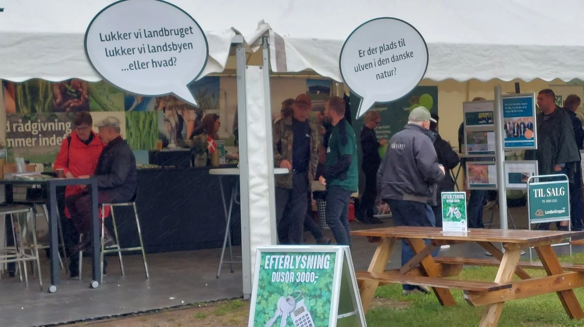 Sagro vil være at finde som udstiller i forbindelse med Ribe Dyrskue, hvor man udstiller sammen med Sydvestjysk Landboforening. Fotoet hér er fra Sagro´s stand i forbindelse med Landsskuet i Herning tidligere på sommeren. Foto: John Ankersen
