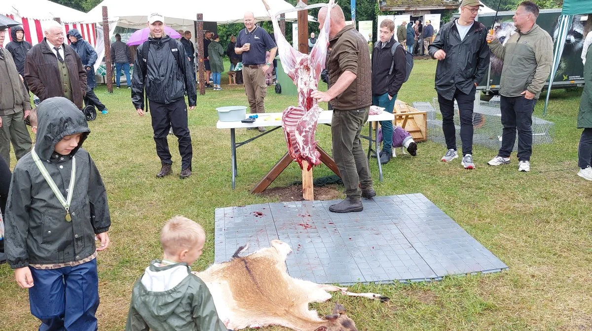 Danmarks Jægerforbund er igen i år at finde blandt udstillerne på Ribe Dyrskue – her fotograferet i forbindelse med Landsskuet i Herning tidligere på sommeren. Foto: John Ankersen