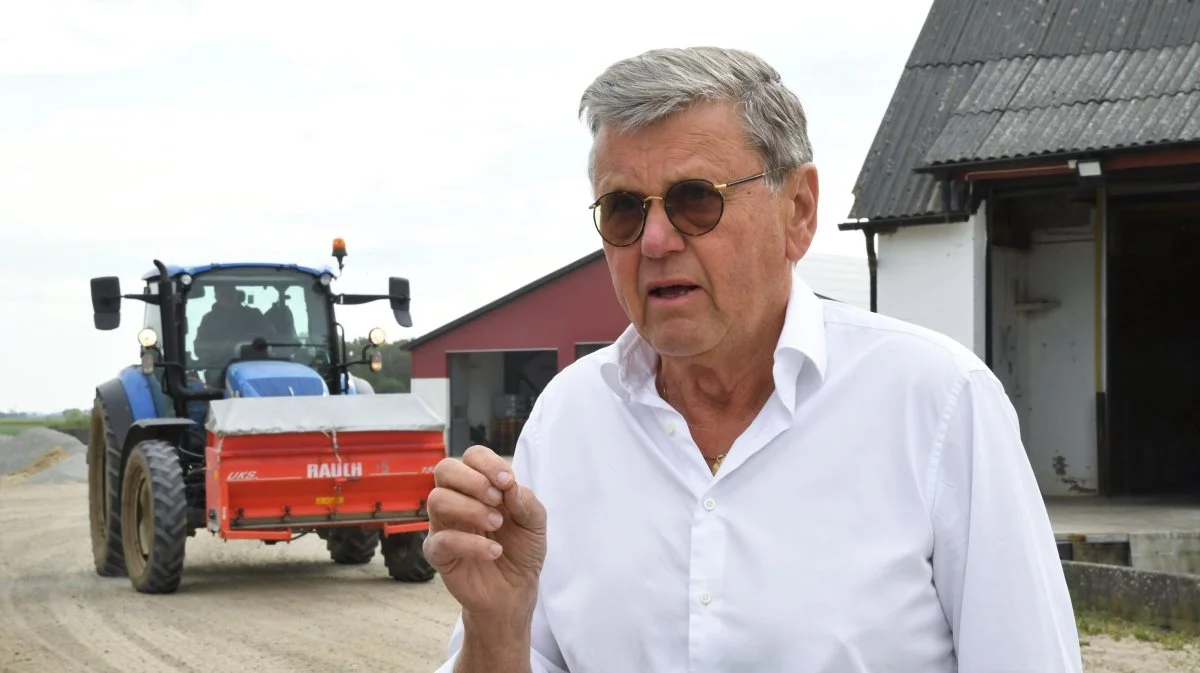 Per Nordmark driver Södervidinge Gård ved Teckomatorp udenfor Landskrona i Skåne, og han har fokus på at drive et landbrug, der både er økonomisk, men også miljømæssigt bæredygtigt. Fotos: Cornelia Smet / © European Union 2023