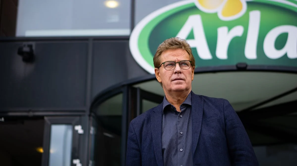 - Tillægget er et stort skridt i retning af, at økonomi og klima hænger sammen for landmændene, siger Peder Tuborgh, CEO i Arla. Foto: Victor Juul Grønbæk