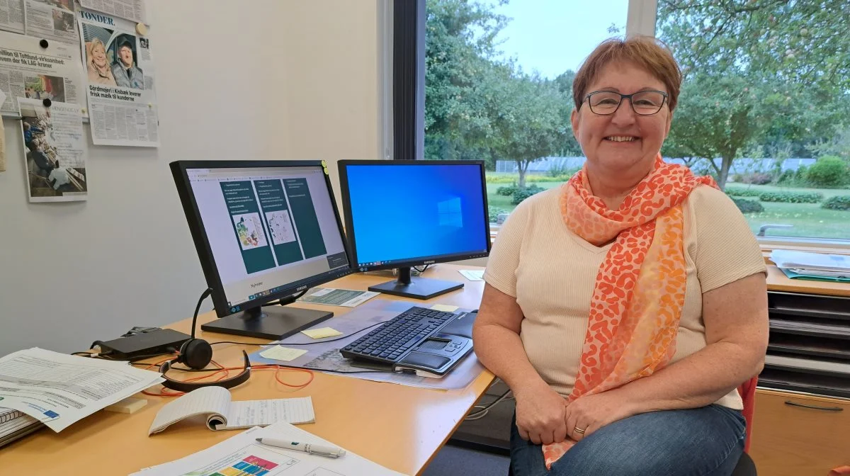 Solveig Kappel er LAG-koordinator i LAG Haderslev–Tønder.  Foto: Louis Andreas Michaelsen.