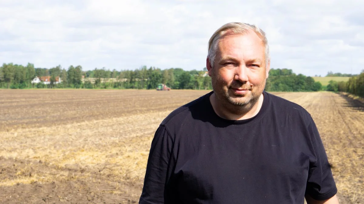 Jan Laursen, driftsansvarlig hos Kongeaa Agro, er imponeret over de resultater, man har set med brugen af BlueN. Fotos: Corteva