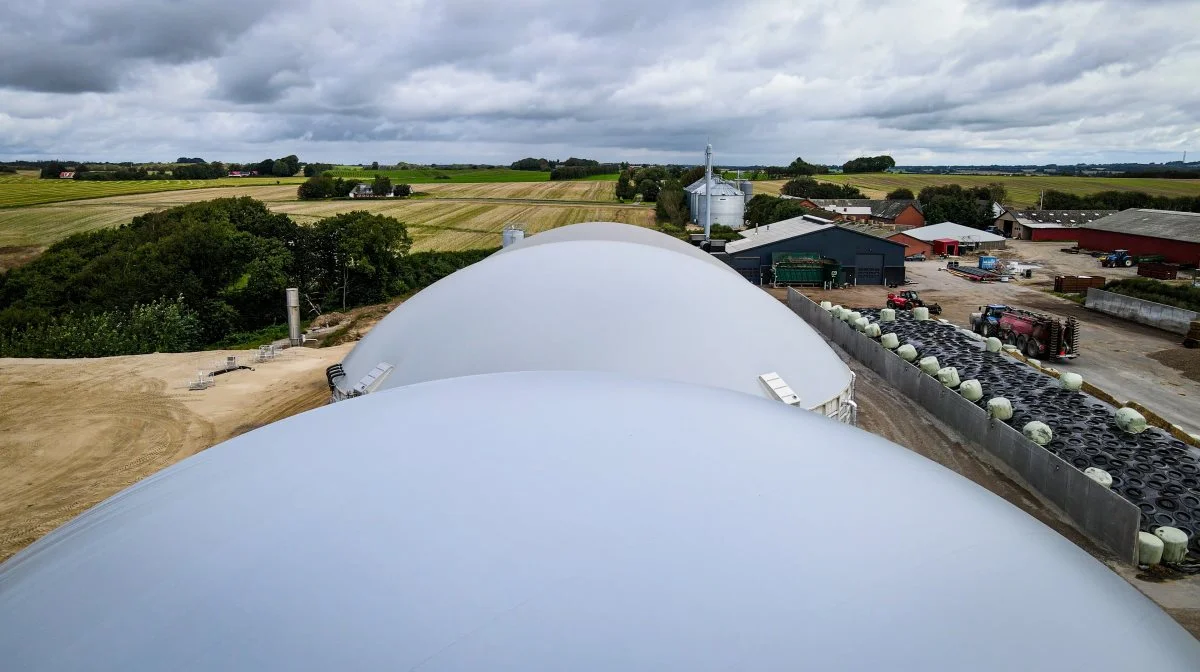 På Hærup Biogas produceres der i omegnen af 8.000 kubikmeter biogas om dagen, og henimod vinter nærmer produktionen sig 13.000 kubikmeter, og anlægget vil muligvis blive skaleret op i den kommende tid, da det lokale biogasanlæg har fået lov til at udvide mere.