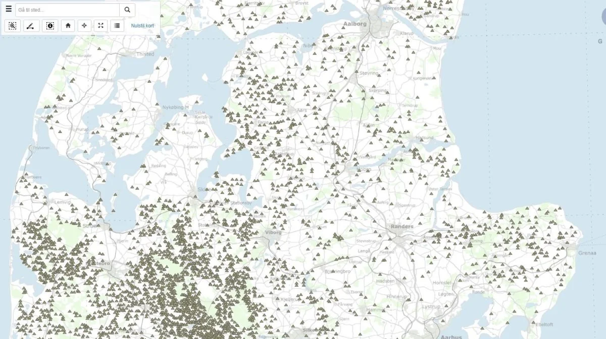 På Geus Jupiter-databasen kan man ved at søge på sin adresse hurtigt få et overblik over, hvornår vandingstilladelsen skal fornyes. Skærmbillede