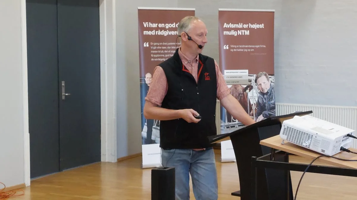 RDM-bestyrelsesformand Morten Hansen aflægger her bestyrelsens beretning. 
