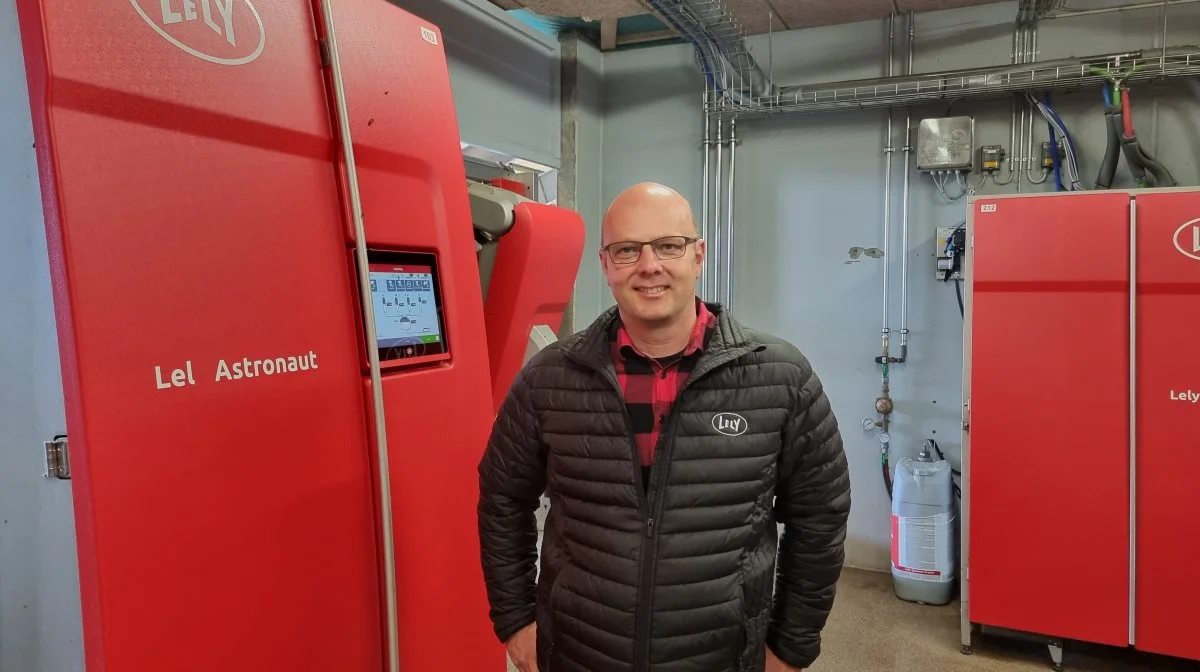 Sten Hansen, salgschef, Lely Center Tarm. Foto: Anders Lei