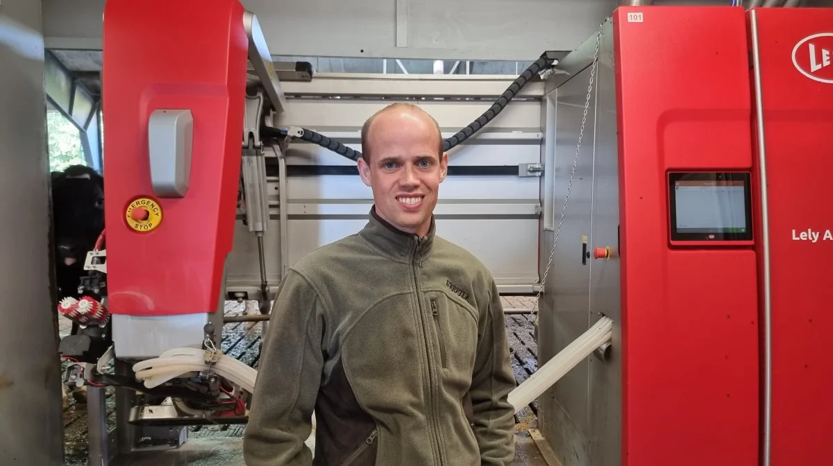 Mogens Toft, mælkeproducent, Hasselbækgård. Foto: Anders Lei