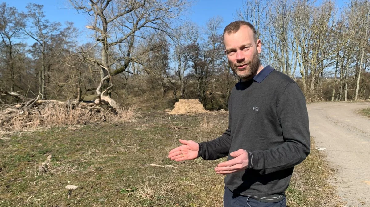 Det bliver ikke nogen nem opgave for landbruget på Bornholm at kunne indfri kravene til sænkning af kvælstof frem mod 2027, mener Frederik Tolstrup, formand for Bornholms Landbrug & Fødevarer. Foto: Jesper Hallgren