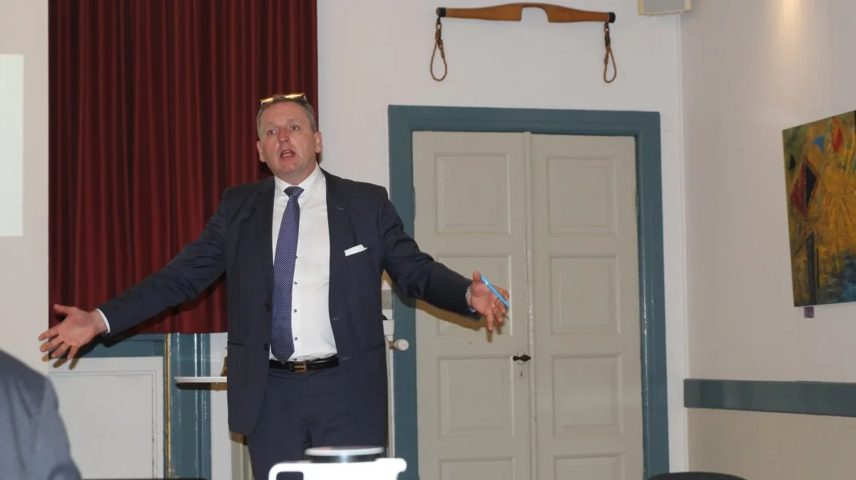 - Vi har skabt et økonomisk bæredygtigt fundament til at fortsætte rejsen med at levere værdi til vores medlemmer og kunder, siger Anders Mortensen, formand for Odsherreds Landboforening. Foto: Jesper Hallgren