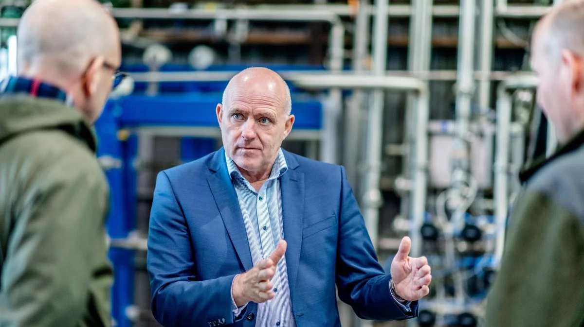 Steen Bitsch, CEO i Vestjyllands Andel glæder sig over et rekordår, der samtidig har været et udfordrende år. Pressefoto: Mette Johnsen