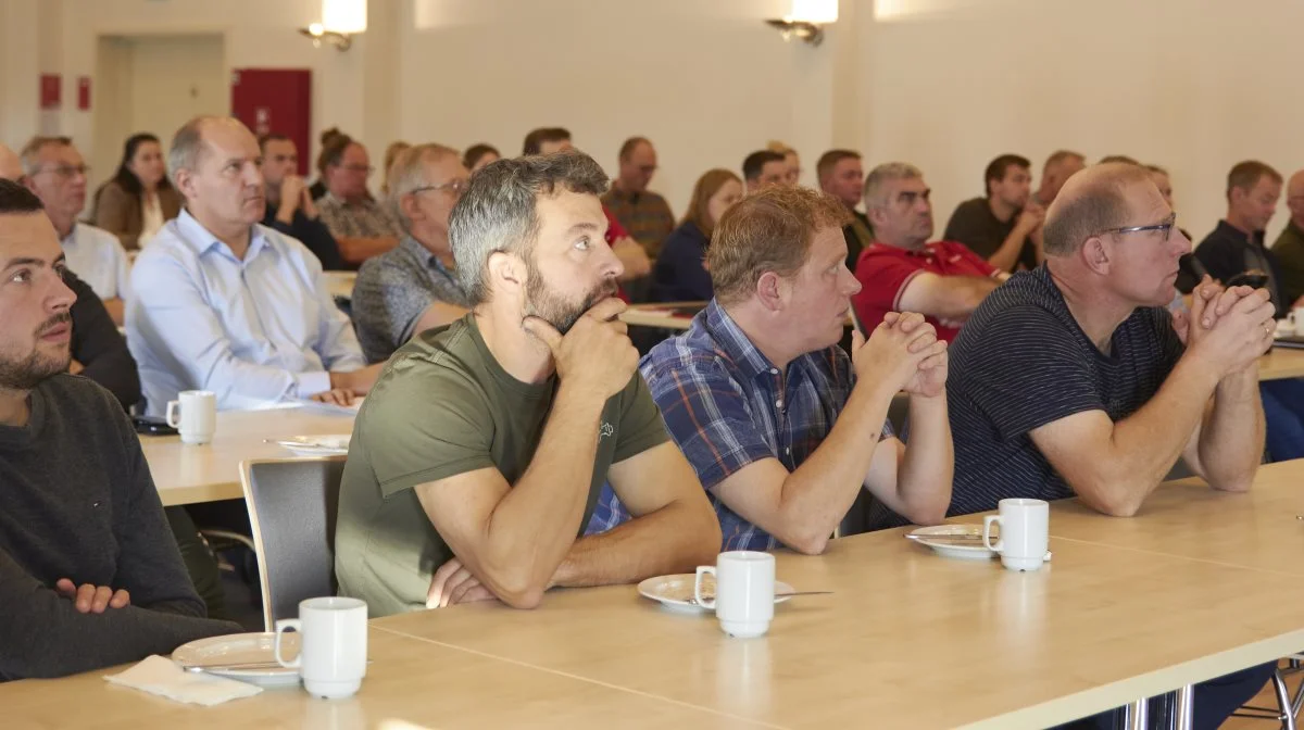 Emnet var fremtidens stald og blev afholdt af KvægXperten og BK Nord. Foto: Tenna Bang