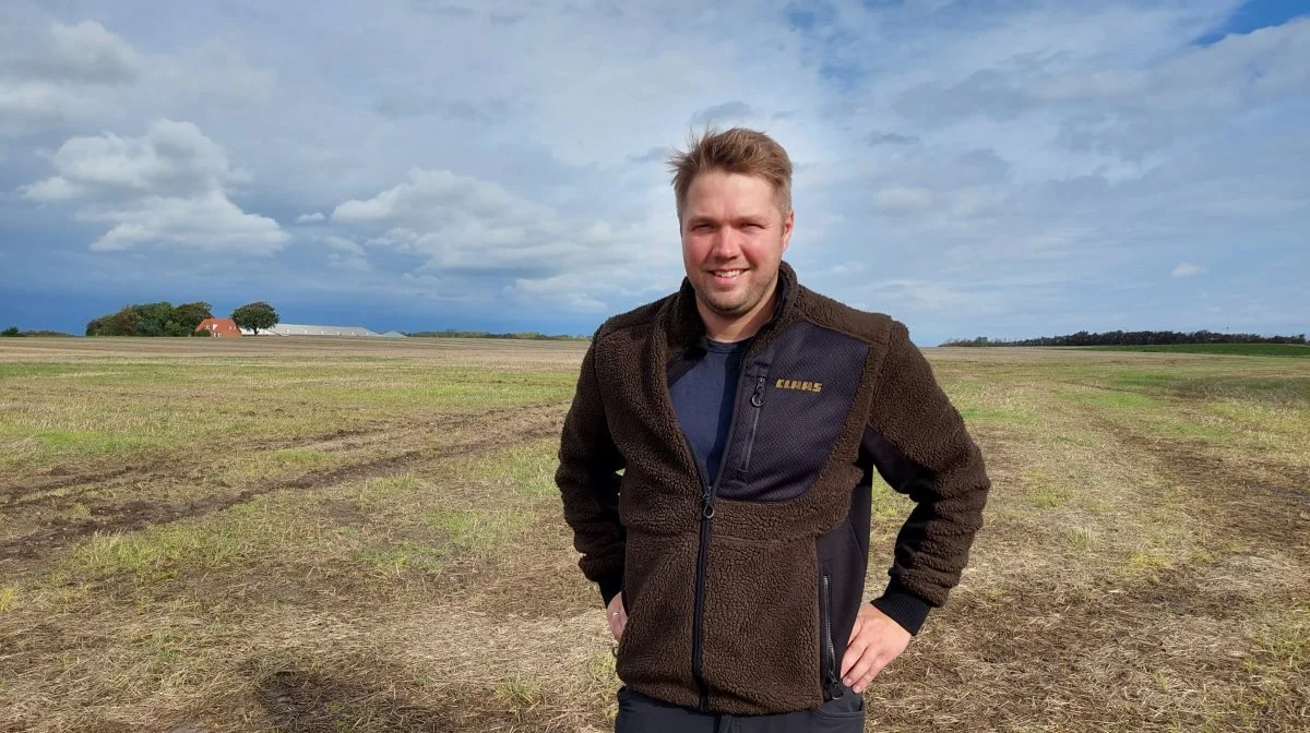 - Når man driver planteavl, har man ikke muligheden for at reparere, så vi bliver nødt til at være på forkant, konstaterer Kristian Boel Kjær Østergaard. Foto: Christian Carus