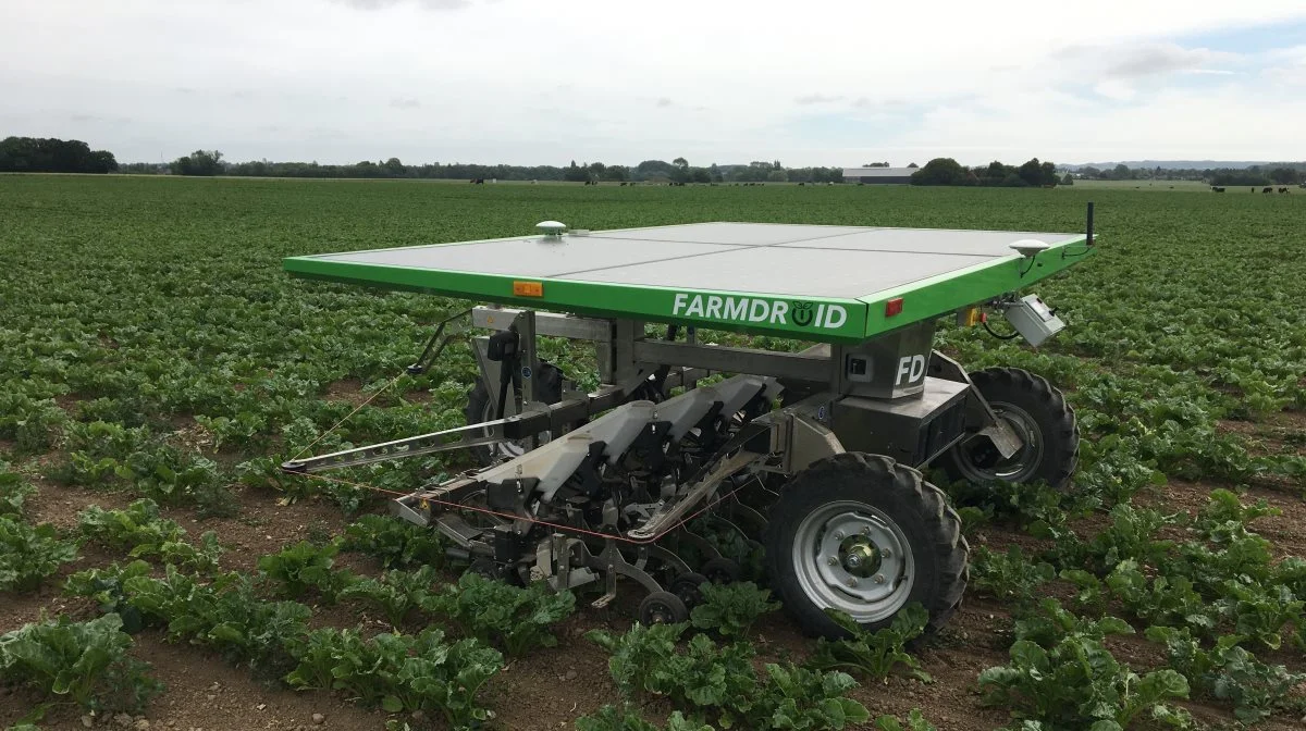 Under årsmødet vil Kristian Warming fra Farmdroid fortælle om planerne for videreudviklingen af den populære markrobot, der er særligt velegnet til økologiske marker. Arkivfoto