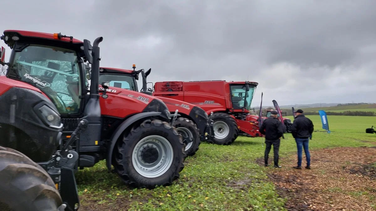 Der var masser af dæk at sparke til, da Case IH-touren ramte Støvring.