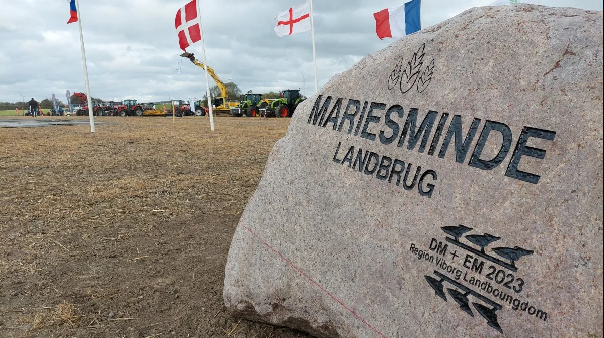 Mariesminde Landbrug på Salling lagde jord til årets pløjekonkurrence.