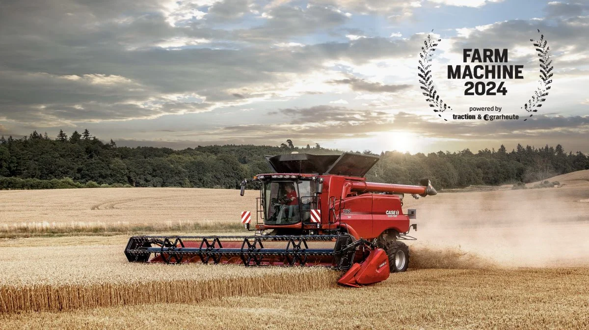 Case IH har produkter i et felt med blot 35 udvalgte produkter i de 12 maskinkategorier. Vinderne annonceres den 14. november på Agritechnica 2023 i Hannover. Også den nye Axial-Flow 160 mejetærskerserie er nomineret til en Farm Machine-award. 