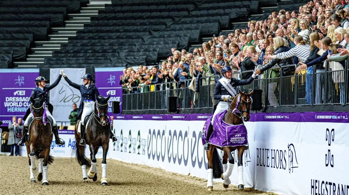 Æresrunde i Jyske Bank Boxen i Herning anført af Patrik Kittel (SW). Foto: Kim C. Lundin