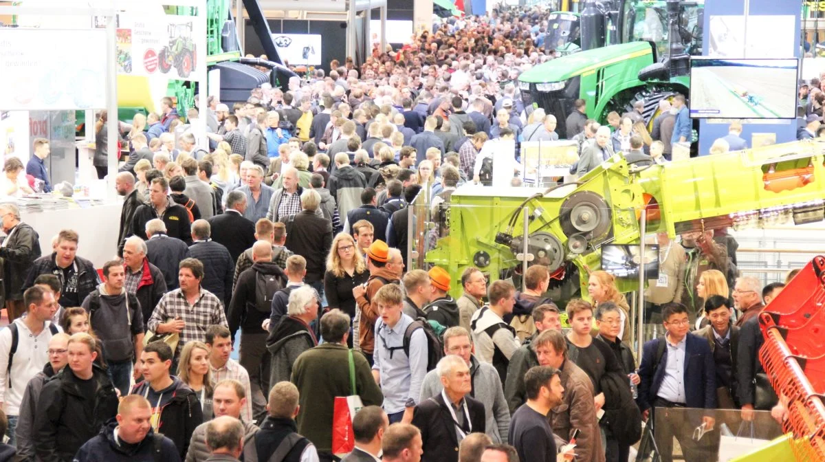 Godt 2.600 udstillere fra 53 lande er tilmeldt Agritechnica-udstillingen og der ventes omkring 400.000 besøgende fra omkring 130 lande, heraf er de cirka 140.000 internationale gæster. Foto: Per Jørgensen