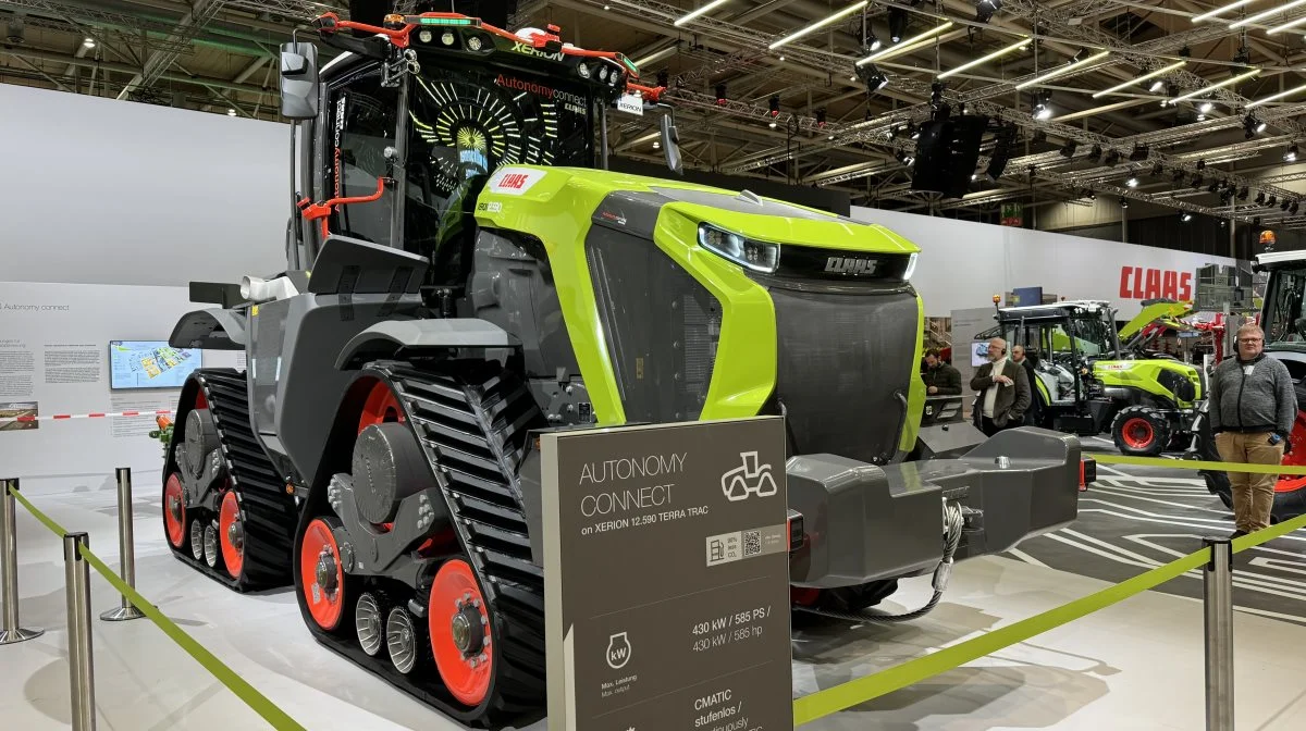 Claas Xerion 12.590 Terra Trac med autonom styring. Foto: Per Jørgensen
