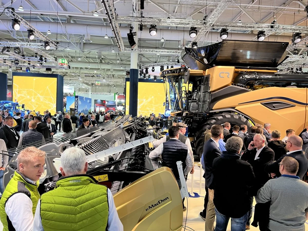 New Holland CR11 tiltrækker sig naturligt nok enorm opmærksomhed på årets Agritechnica. 