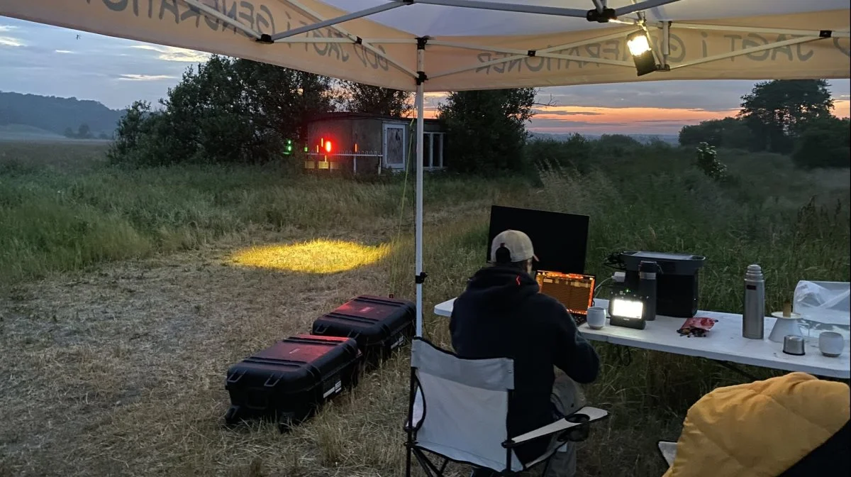 Thomas Nitschke håber at kunne flere forsøg med droneudlagt afskrækningsmiddel i 2024. Foto: Teknologisk Institut