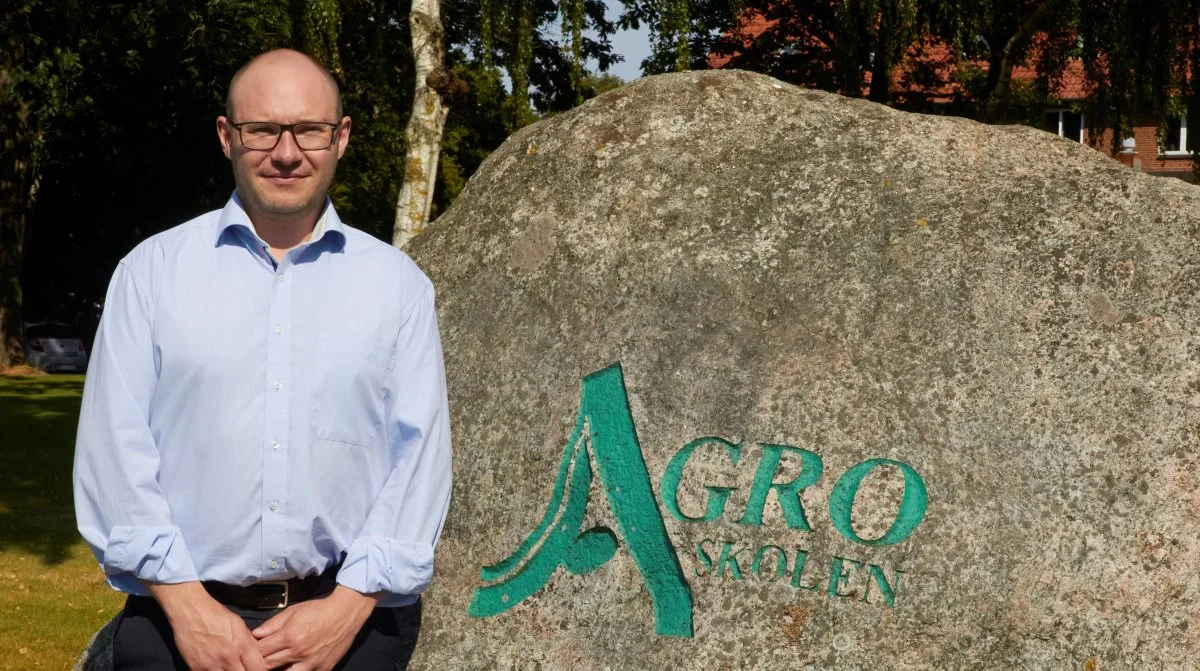 Jeppe Bomann, forstander og uddannelsesleder på landbrugsuddannelsen, Agroskolen i Herning vil gerne, sammen med sine kollegaer rundt på landets øvrige landbrugsskoler, uddanne endnu flere af de produktionsledere og agrarøkonomer, erhvervet efterspørger. Arkivfoto 