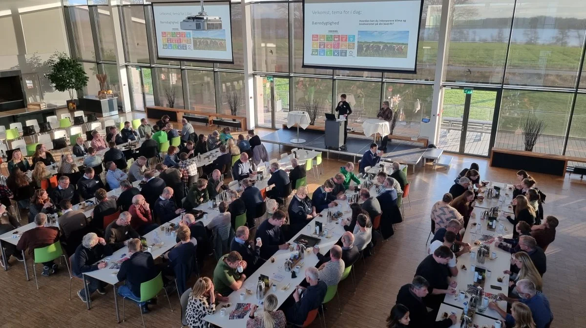 Der var rigeligt med gæster og rigeligt med inspiration, da stormøde for kvægproducenter 2023 løb af stablen hos VKST i Sorø. Fotos: Anders Lei