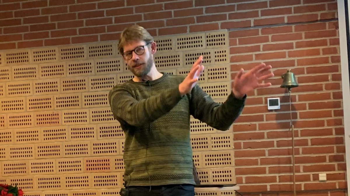 Tavs Nyord fra tænketanken Concito fastslog, at en afgift uundgåeligt vil svække konkurrenceevnen for dansk landbrug. Foto: Jesper Hallgren