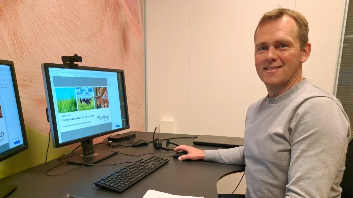 Uffe Ølgaard Bloch mener i det store hele, at tilskudsordningen Miljø- og klimateknologi 2023 er et godt initiativ. Foto: Louis Andreas Michaelsen.