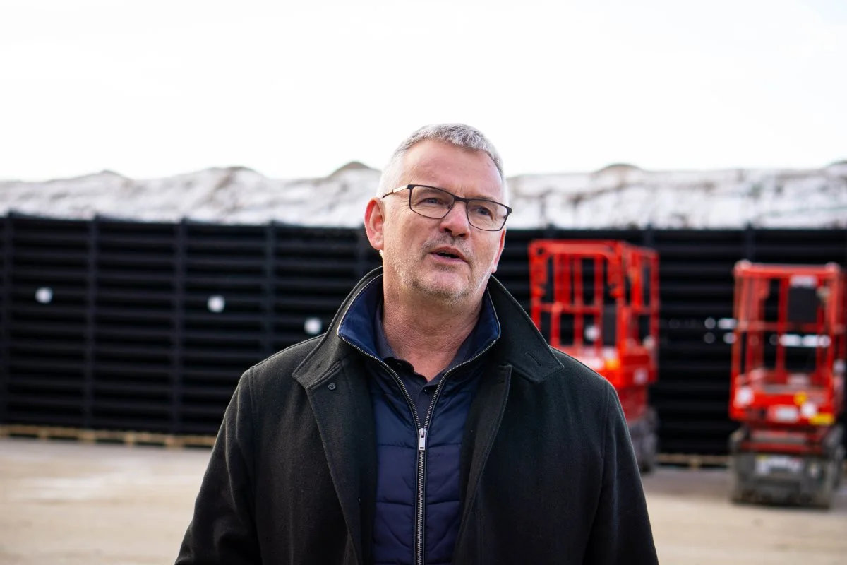 Den tidligere svineproducent tror fortsat på, at man kun har ridset i overfladen af det store potentiale i Enorm Biofactory. Foto: Victor Juul Grønbæk