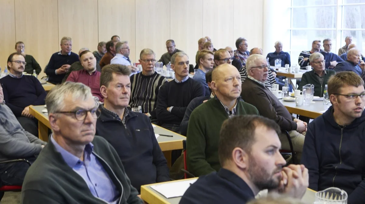 130 fynske frøavlere deltog ved avlermødet på Hotel Nyborg Strand. På mødet dagen forinden i Rudkøbing var der 40 DLF-avlere.