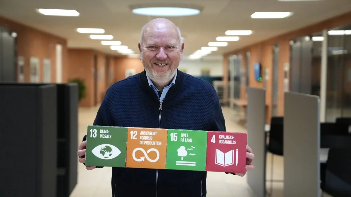 - Vi har savnet et sted, hvor eleverne kan arbejde og eksperimentere mere praksisnært med løsninger, der kan gøre landbruget mere bæredygtigt, siger forstander Jens Munk Kruse. Foto: Dalum Landbrugsskole