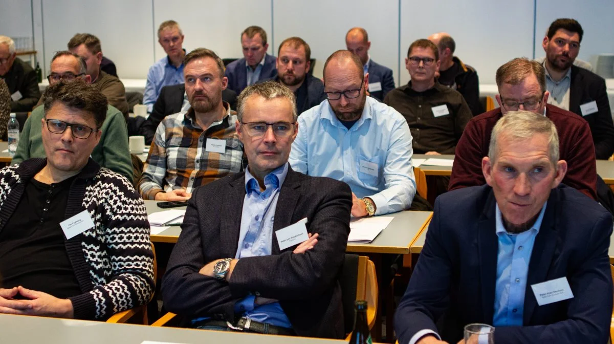 Her ses deltagere lytte til formandens beretning ved sidste års generalforsamling i Messe C. Arkivfoto