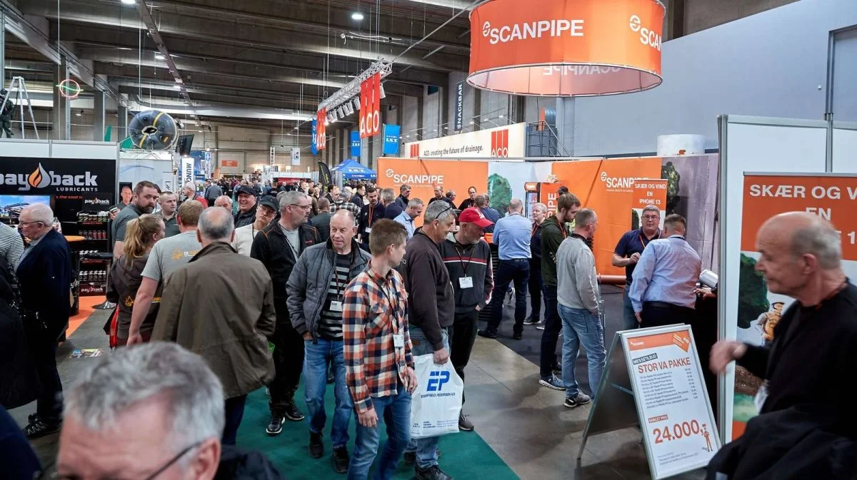 Kloakmessen trækker normalt både mange udstillere og besøgende til. Hér fra messens seneste udgave i 2022. Pressefoto