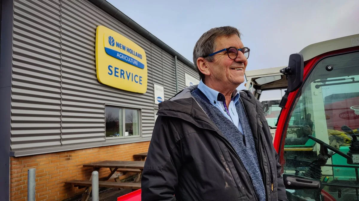 Salgschef i Sivertsen, Bjarne Obel, kigger i flere nye retninger, efter maskinforretningens samarbejde med New Holland ophører. Foto: Daniel Barber