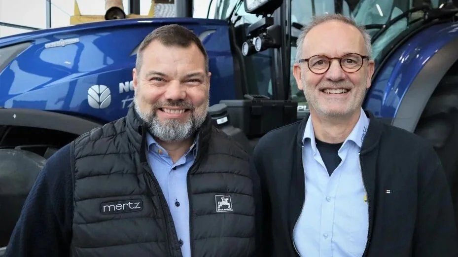Christian Holst (tv), adm. direktør hos Johannes Mertz og medejer, og Gert Klitgaard, direktør og medejer hos Johannes Mertz. Foto: Johannes Mertz